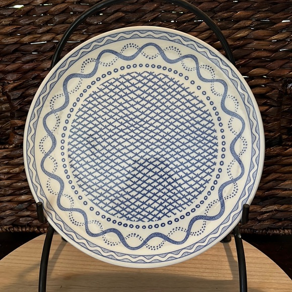 Faiencerie De Gien Other - Faiencerie De Gien Aurlie Blue 12” Charger/Server